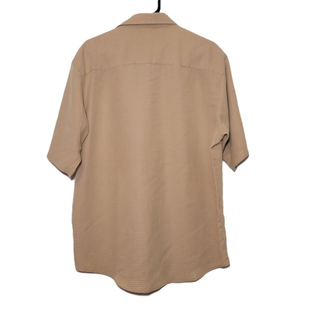 Bugatchi Men's Button-Down Short Sleeve Shirt Size Large Travel Casual Dressy‎ - Picture 3 of 10